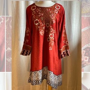 Gorgeous Embroidered Tunic Dress